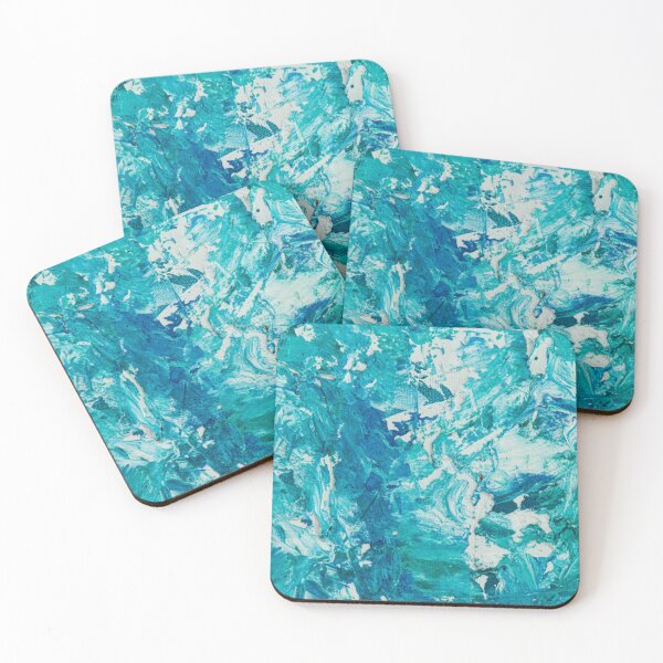 Aperçu de l'œuvre Ocean Blue Watercolors Hand Painted Artwork créée et vendue par Saraartwork.