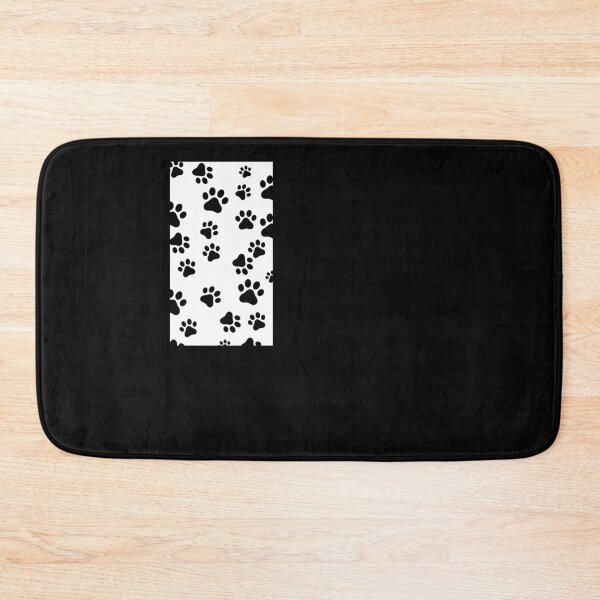 Item preview, Paw Prints Black Pattern Dog Pup Canine Pet Lover Gift designed and sold by majuga.