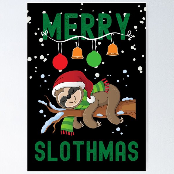 Item preview, Merry Slothmas designed and sold by Melin-aRT.