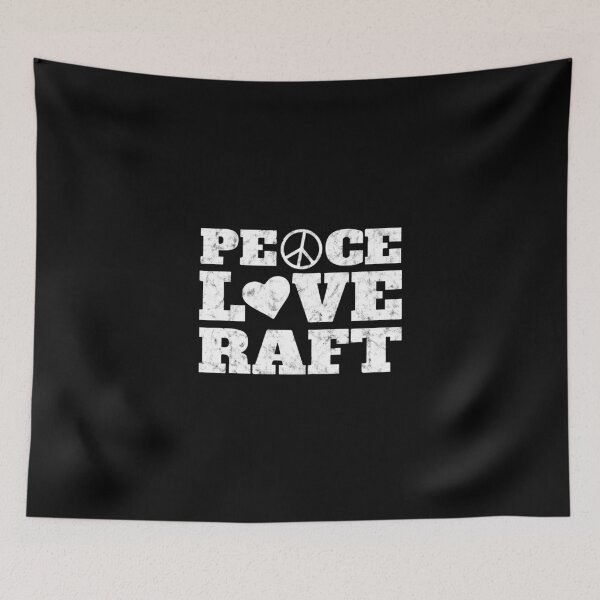 Item preview, Love peace rafting nice gift white water designed and sold by Nessshirts.