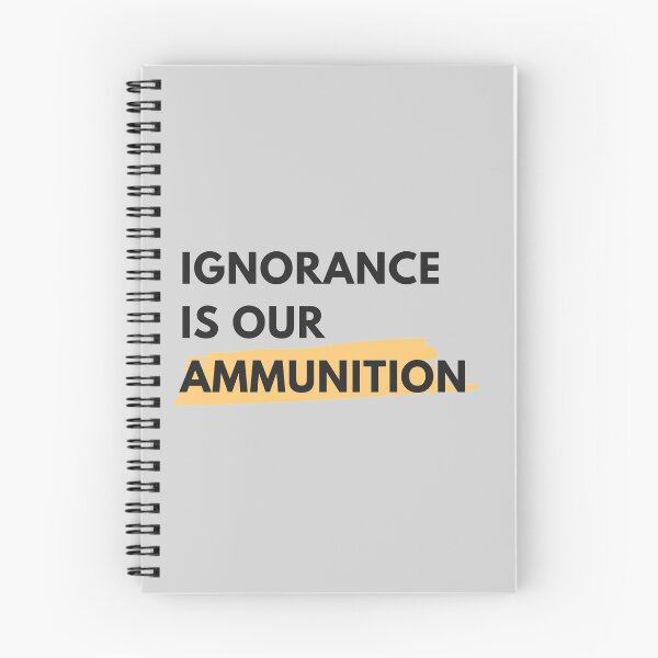 Item preview, Ignorance is our ammunition designed and sold by EnlightParis.