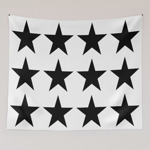 Item preview, Large BLACK and WHITE STARS  designed and sold by RachelMacht.