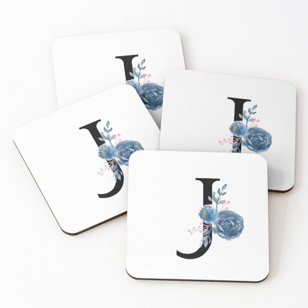 Item preview, Monogram Floral Watercolor Letter J designed and sold by owliedesign.