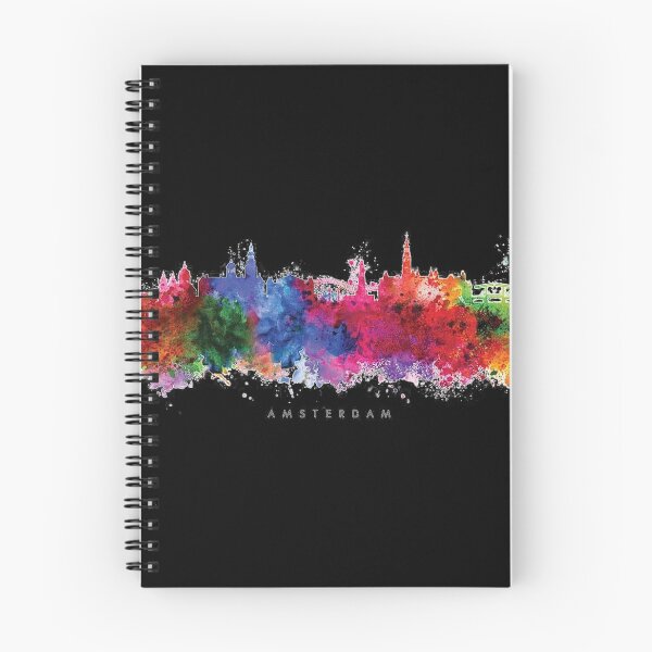 Artikelvorschau, Amsterdam Skyline entworfen und verkauft von Swirlstache.