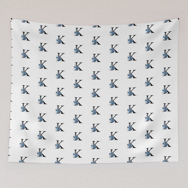 Item preview, Monogram Floral Watercolor Letter K designed and sold by owliedesign.