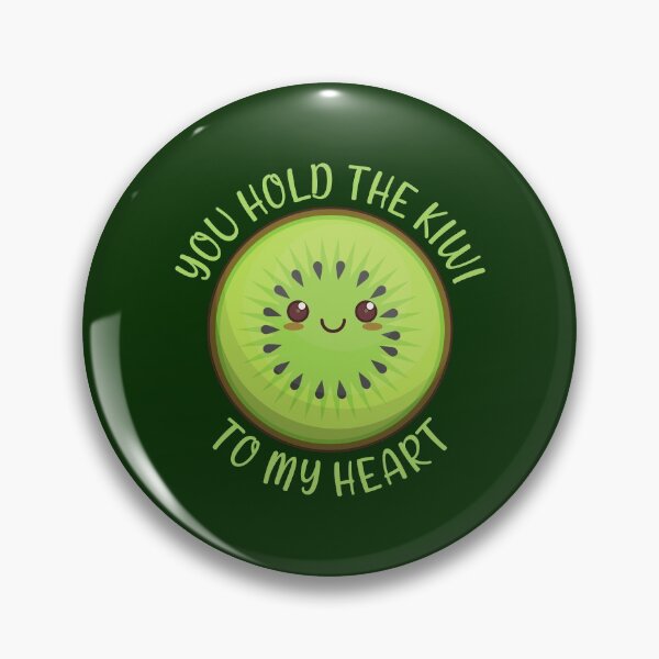 Item preview, You hold the kiwi to my heart Kawaii Kiwi designed and sold by KawaiiPark.