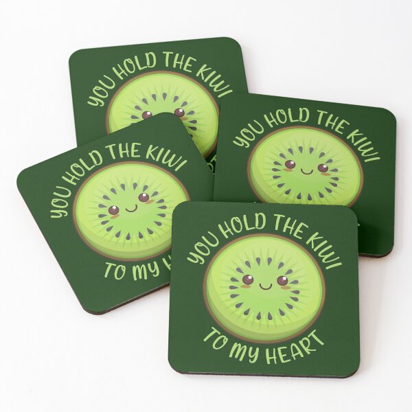 Item preview, You hold the kiwi to my heart Kawaii Kiwi designed and sold by KawaiiPark.