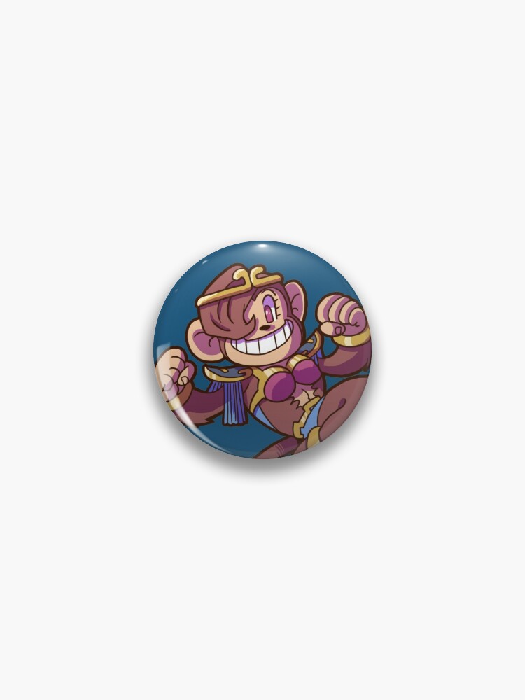 Pin, Monkey Dancer - DungeonDelvers designed and sold by BDcraft