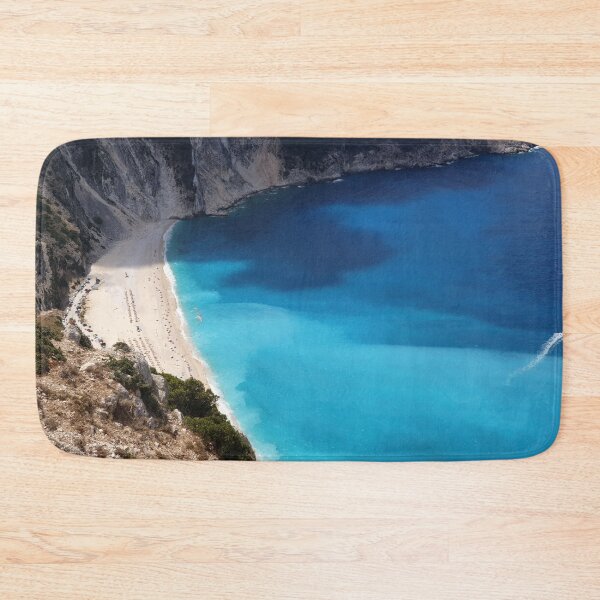 Item preview, Greek Island Kefalonia Beach Cliff View designed and sold by Christof Hall.