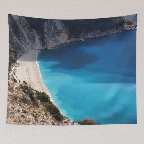 Item preview, Greek Island Kefalonia Beach Cliff View designed and sold by Christof  Hall.