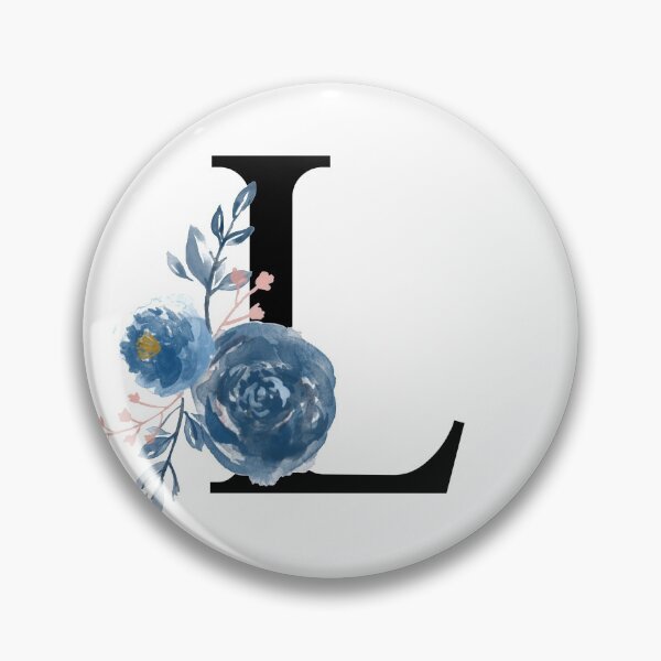 Item preview, Monogram Floral Watercolor Letter L designed and sold by owliedesign.