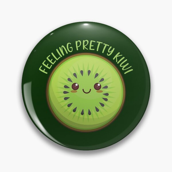 Item preview, feeling pretty kiwi Kawaii Kiwi designed and sold by KawaiiPark.