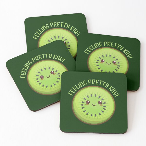 Item preview, feeling pretty kiwi Kawaii Kiwi designed and sold by KawaiiPark.