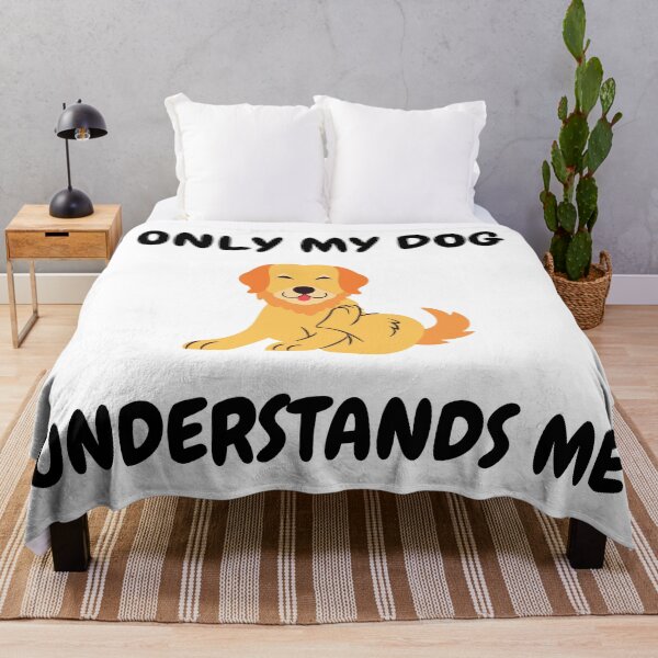 Item preview, Only My Dog Understands Me Golden Retriever Clipart designed and sold by LuckyKermit.