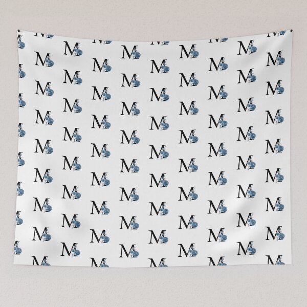 Item preview, Monogram Floral Watercolor Letter M designed and sold by owliedesign.