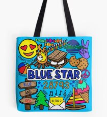Blue Star Tote Bag