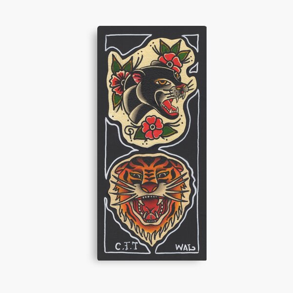 Panther & Tiger Canvas Print
