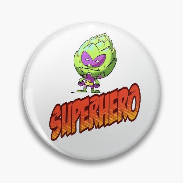 Item preview, Superhero Artichoke Alien  Foodie Planet 9 Superhero designed and sold by ProjectX23.