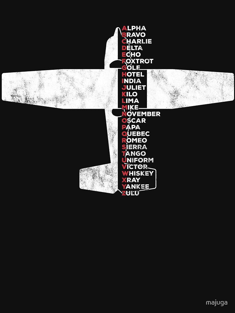 Men Pilot Phonetic Alphabet C172 Airplane T Shirt Aviation Cotton