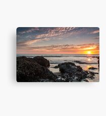 Lincoln City Beach Sunset - Oregon Coast Canvas Print