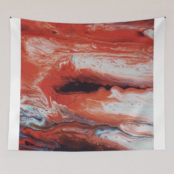 Aperçu de l'œuvre Mars Watercolors Hand Painted Artwork créée et vendue par Saraartwork.