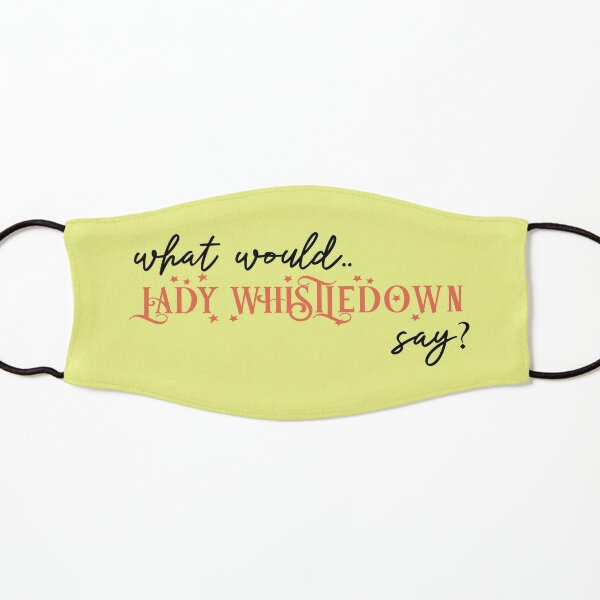 What would Lady Whistledown say Netflix Bridgertons quote Fan art Kids Mask