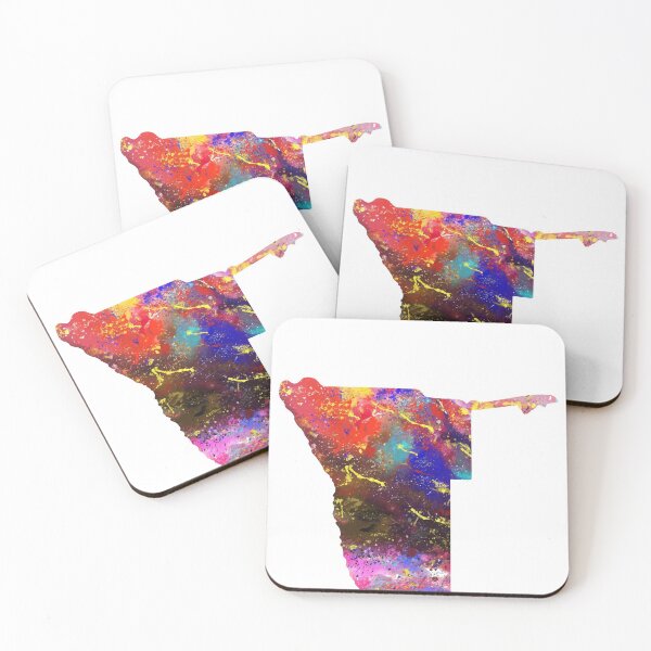 Item preview, Namibia 631 Watercolor Map Yoga Quote Definition D designed and sold by vividpixelusa.