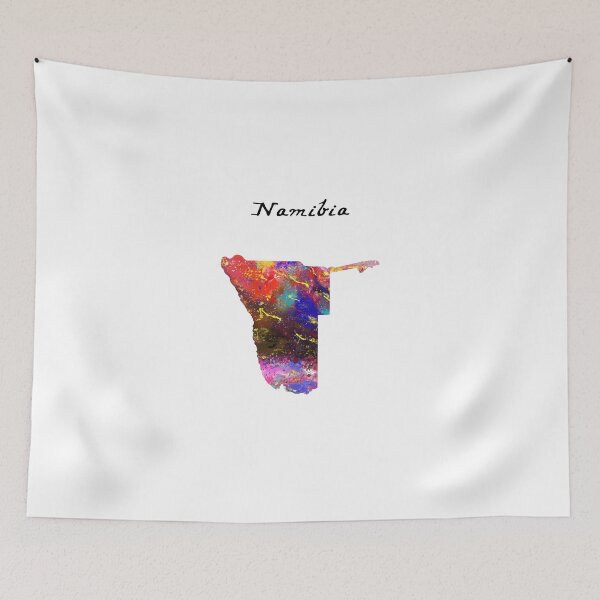 Item preview, Namibia 631 Watercolor Map Yoga Quote Definition D designed and sold by vividpixelusa.