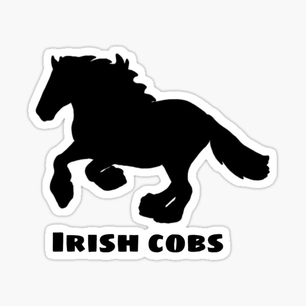 Item preview, Black Irish Cob Silhouette  designed and sold by gutsaraylo.
