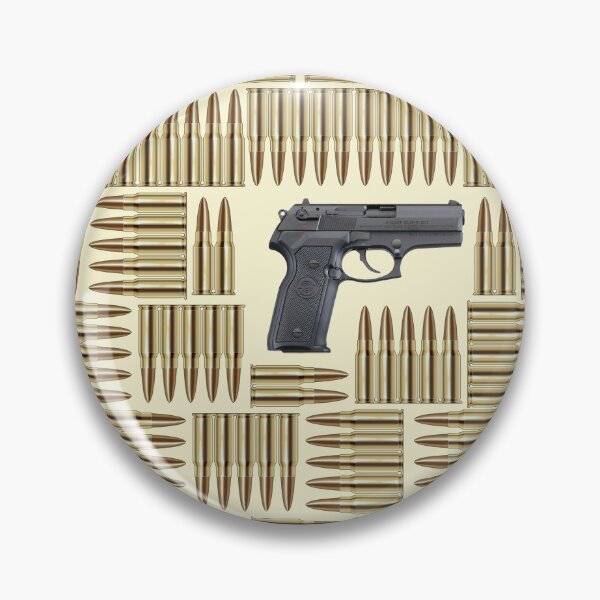 Item preview, Gun and bullets designed and sold by Gaspar Avila.