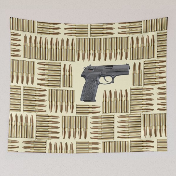 Item preview, Gun and bullets designed and sold by Gaspar Avila.