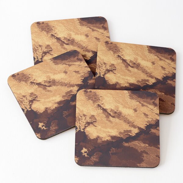 Item preview, Cracked golden copper designed and sold by SulkaCreative.