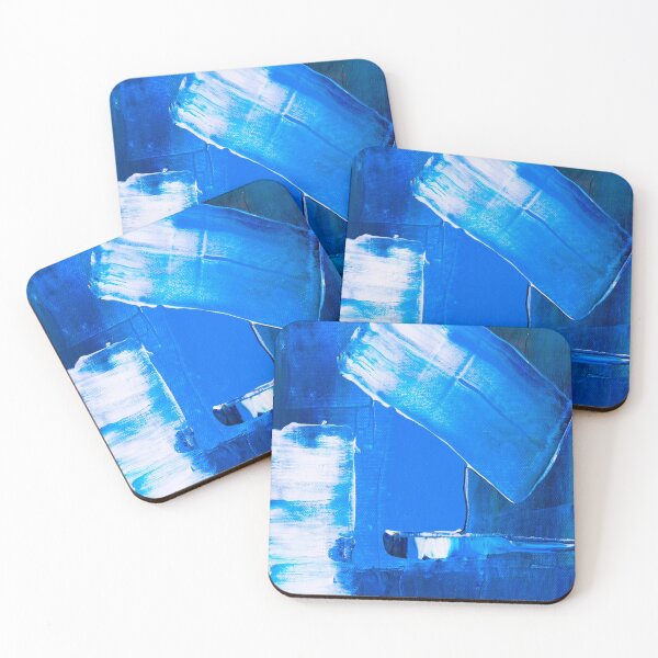 Aperçu de l'œuvre Blue Watercolors Hand Painted Artwork With Brush créée et vendue par Saraartwork.