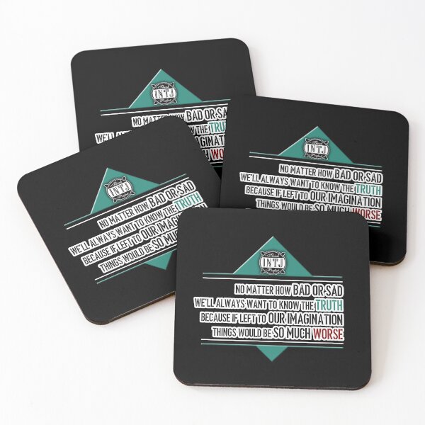 Item preview, INTJ quote saying: We always want to know the truth, cause leaving ot to our imagination would be much worse designed and sold by CiniArt.