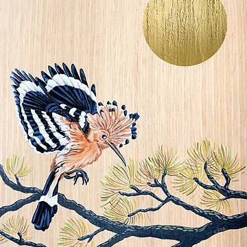 Artwork thumbnail, Hoopoe bird by Ruta