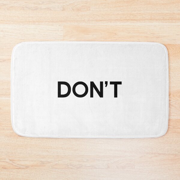 Item preview, DON'T designed and sold by Swirlstache.