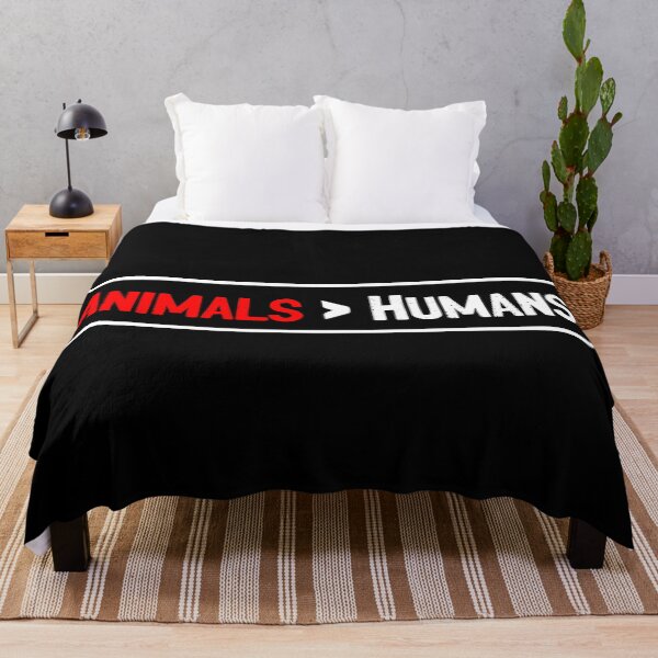 Item preview, Animals Are Greater Than Humans White & Red designed and sold by Sour Soul.