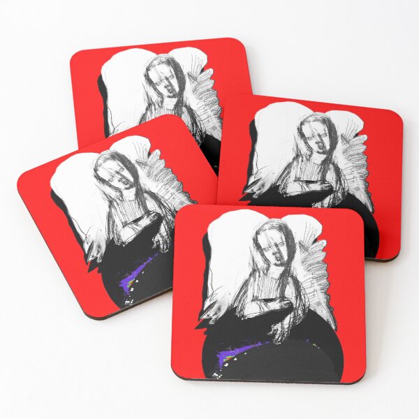 Item preview, Angel Sitting on Black Earth (Original Poster by ACCI) designed and sold by VanyssaGraphics.