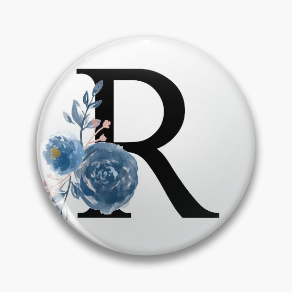Item preview, Monogram Floral Watercolor Letter R designed and sold by owliedesign.