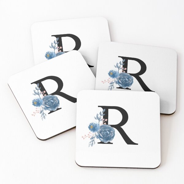 Item preview, Monogram Floral Watercolor Letter R designed and sold by owliedesign.