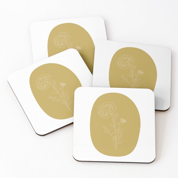 Item preview, Minimalist marigolds  designed and sold by cupofco.