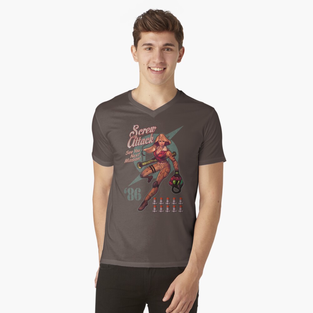 Item preview, V-Neck T-Shirt designed and sold by ninjaink.