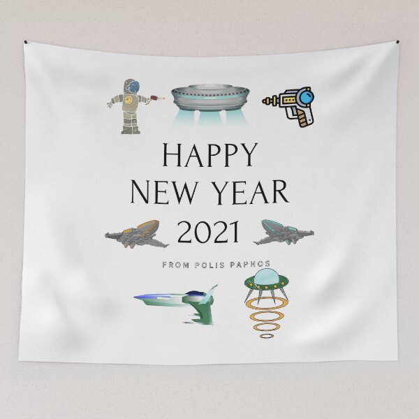 Item preview, Merry Christmas & A Happy New Year 2021 designed and sold by lsepolis123.