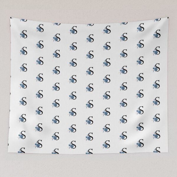 Item preview, Monogram Floral Watercolor Letter S designed and sold by owliedesign.