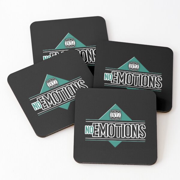 Item preview, INTJ quote saying: no emotions designed and sold by CiniArt.