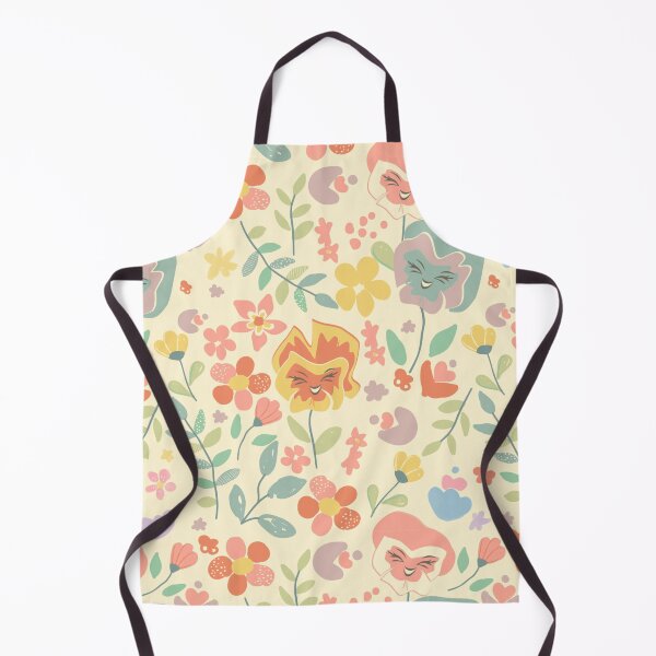 Item preview, smiling flowers illustration designed and sold by 42youbest.
