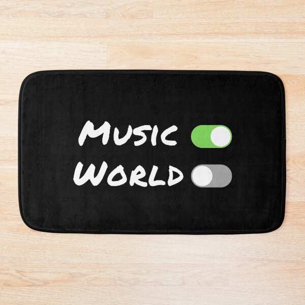 Item preview, Music On, World Off | Music Lover designed and sold by itsokaybyme.