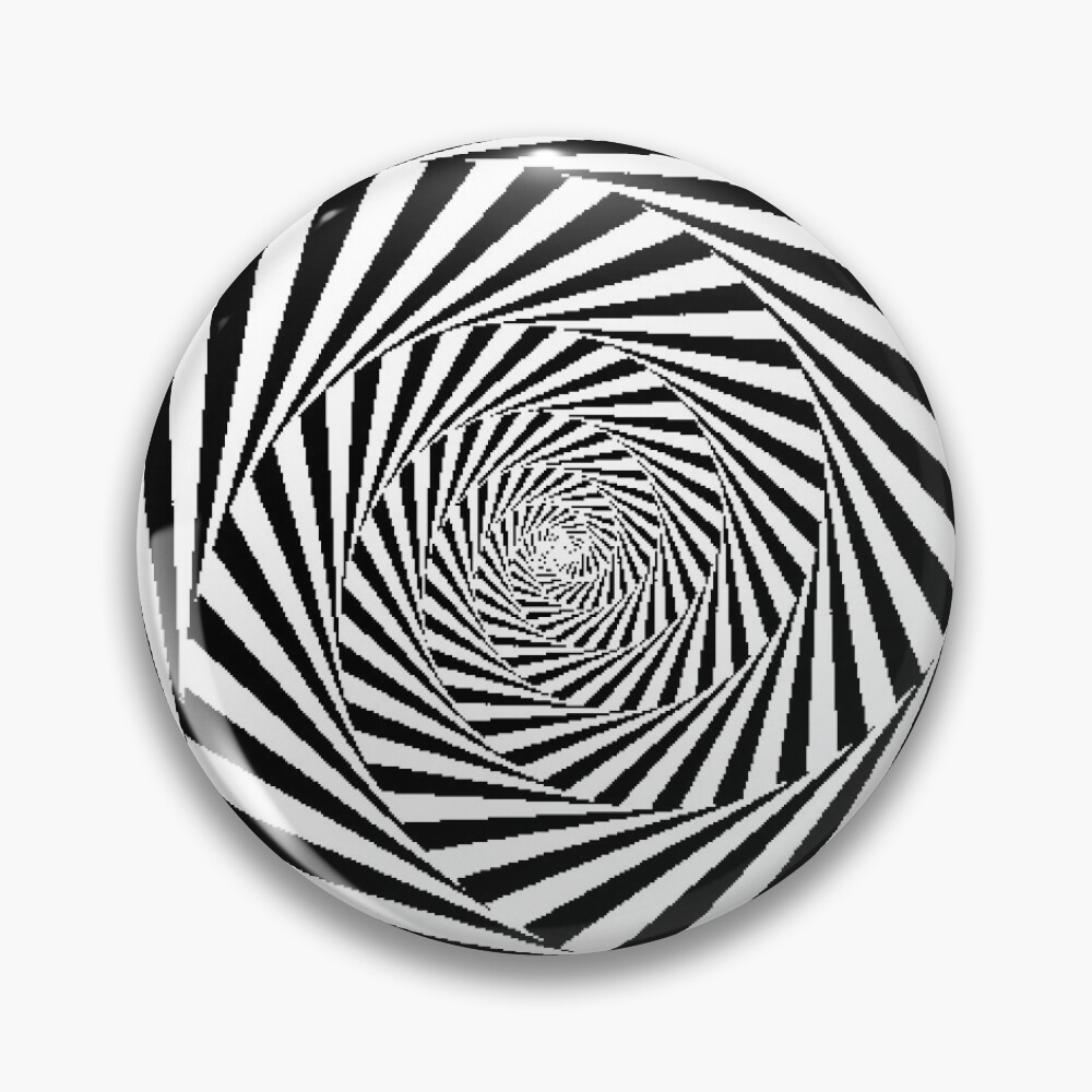 Optical Illusion Beige Swirl,  ur,pin_large_front,square,1000x1000