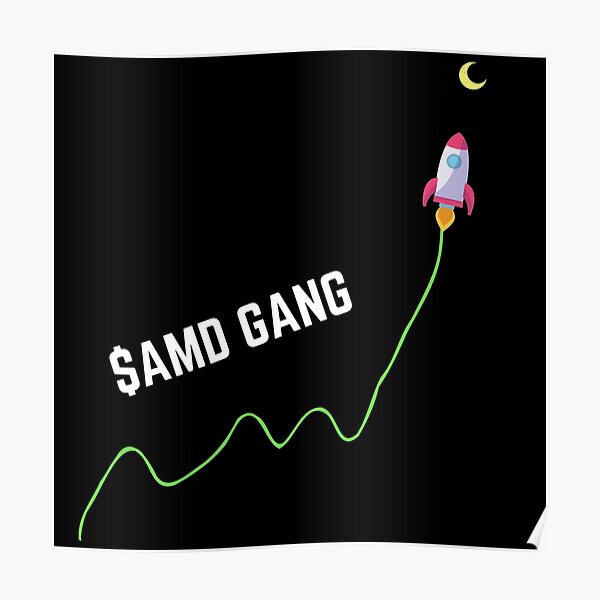 AMD To The Moon Poster
