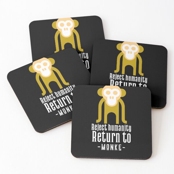 Item preview, Reject humanity return to monke. designed and sold by CocoAndMore.